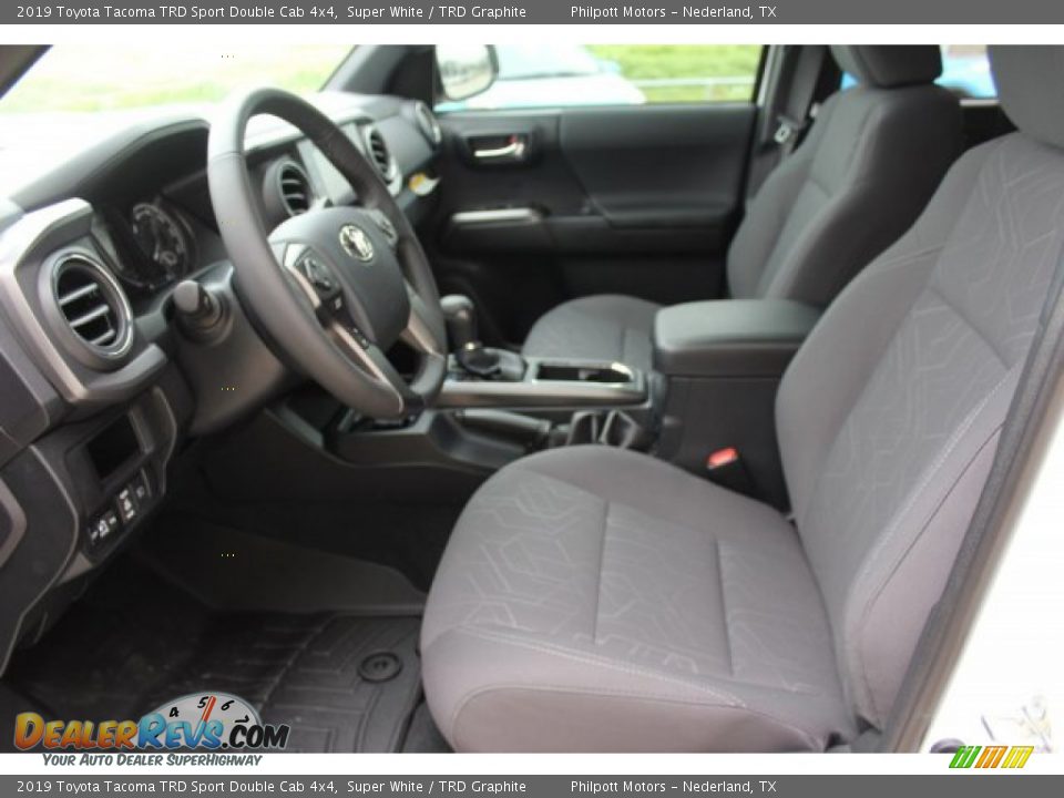 2019 Toyota Tacoma TRD Sport Double Cab 4x4 Super White / TRD Graphite Photo #11