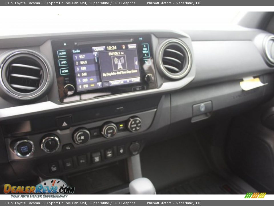 2019 Toyota Tacoma TRD Sport Double Cab 4x4 Super White / TRD Graphite Photo #12