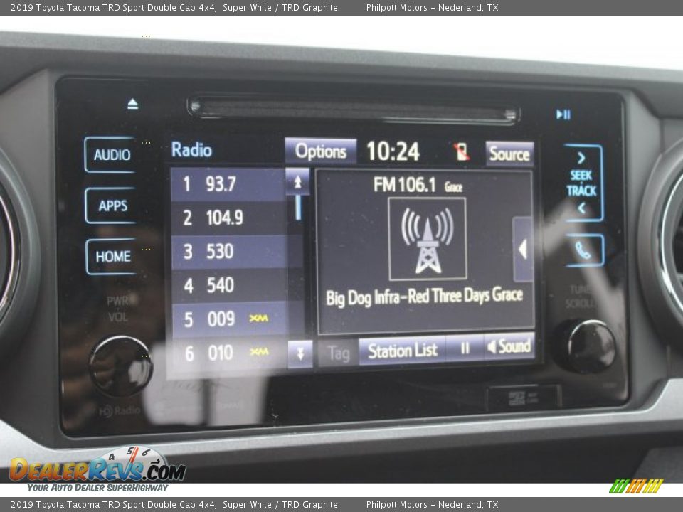 2019 Toyota Tacoma TRD Sport Double Cab 4x4 Super White / TRD Graphite Photo #16