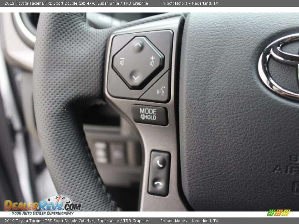 2019 Toyota Tacoma TRD Sport Double Cab 4x4 Super White / TRD Graphite Photo #20