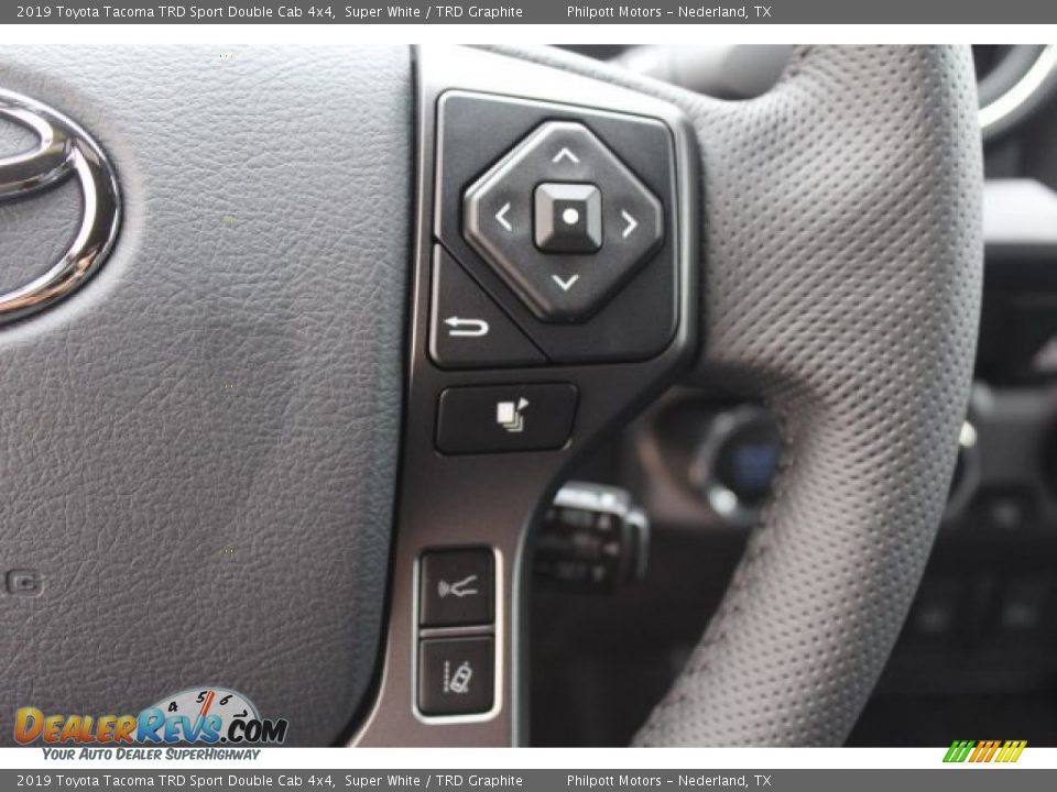 2019 Toyota Tacoma TRD Sport Double Cab 4x4 Super White / TRD Graphite Photo #21