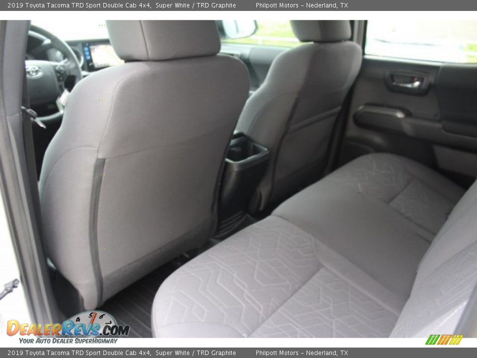 2019 Toyota Tacoma TRD Sport Double Cab 4x4 Super White / TRD Graphite Photo #23