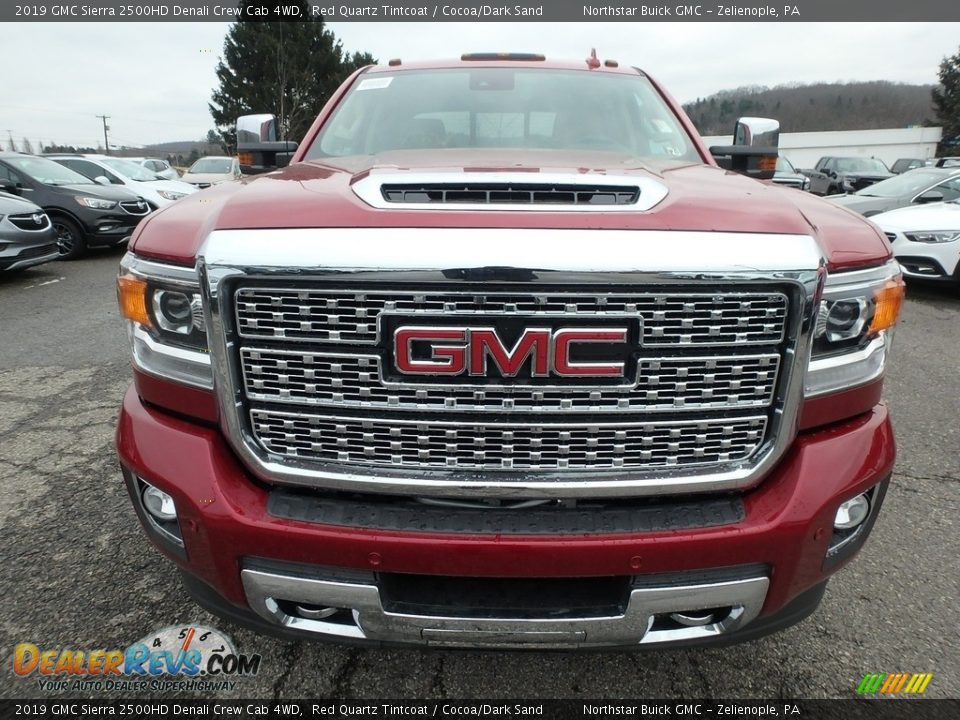 2019 GMC Sierra 2500HD Denali Crew Cab 4WD Red Quartz Tintcoat / Cocoa/Dark Sand Photo #2