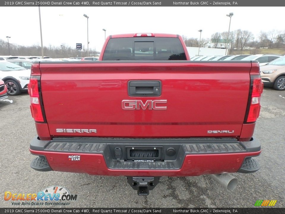 2019 GMC Sierra 2500HD Denali Crew Cab 4WD Red Quartz Tintcoat / Cocoa/Dark Sand Photo #6