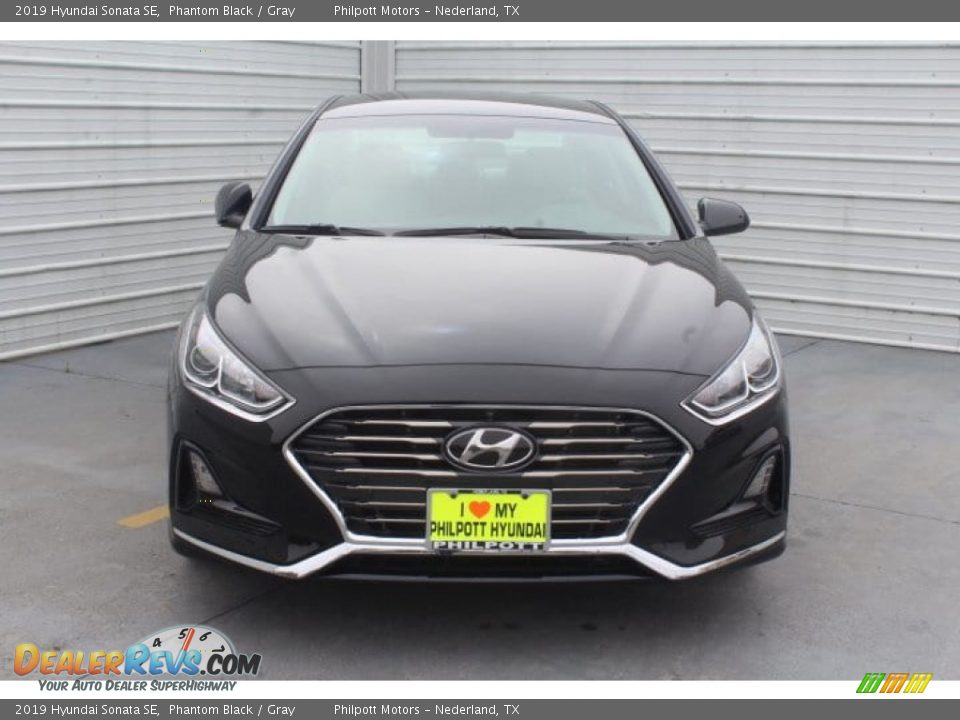2019 Hyundai Sonata SE Phantom Black / Gray Photo #3