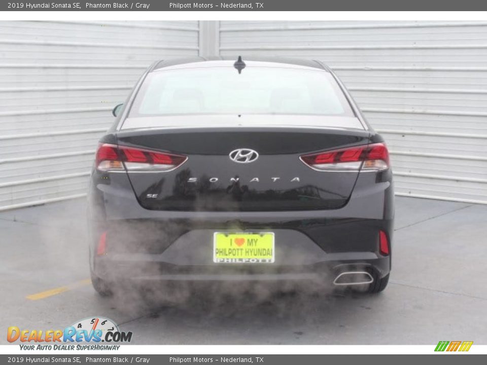 2019 Hyundai Sonata SE Phantom Black / Gray Photo #7