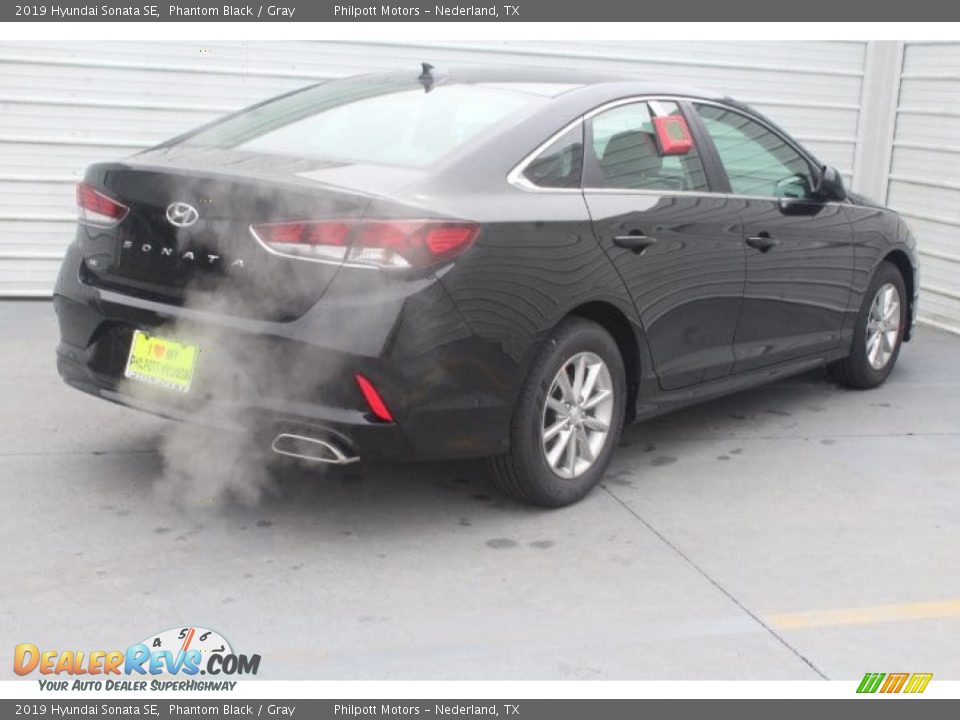 2019 Hyundai Sonata SE Phantom Black / Gray Photo #8