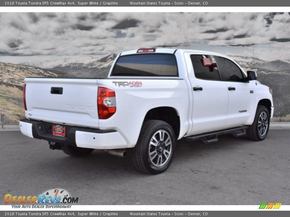 2018 Toyota Tundra SR5 CrewMax 4x4 Super White / Graphite Photo #3