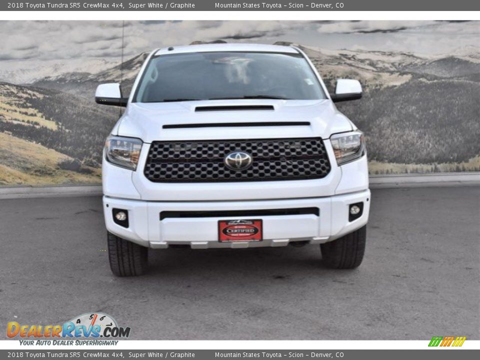 2018 Toyota Tundra SR5 CrewMax 4x4 Super White / Graphite Photo #4