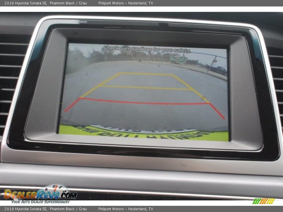 2019 Hyundai Sonata SE Phantom Black / Gray Photo #13