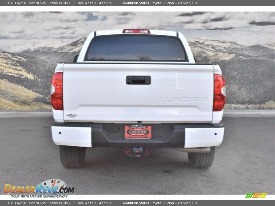 2018 Toyota Tundra SR5 CrewMax 4x4 Super White / Graphite Photo #8