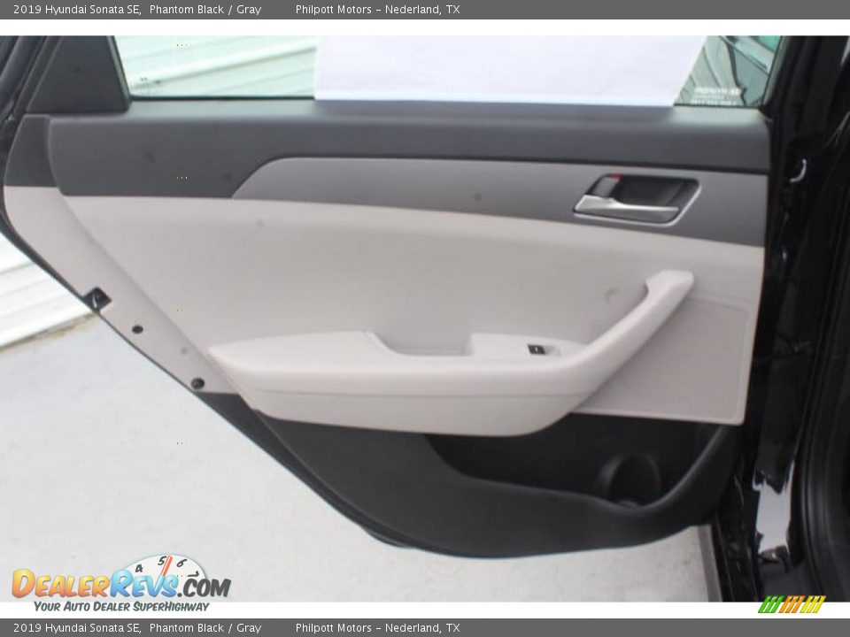 2019 Hyundai Sonata SE Phantom Black / Gray Photo #16
