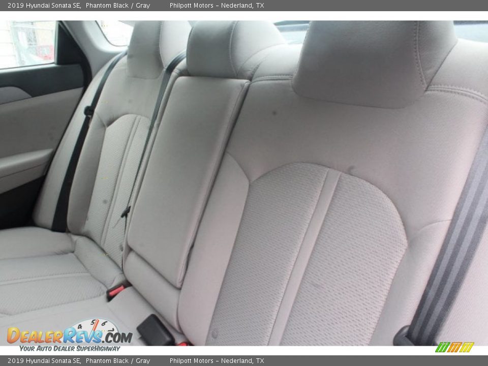 2019 Hyundai Sonata SE Phantom Black / Gray Photo #17