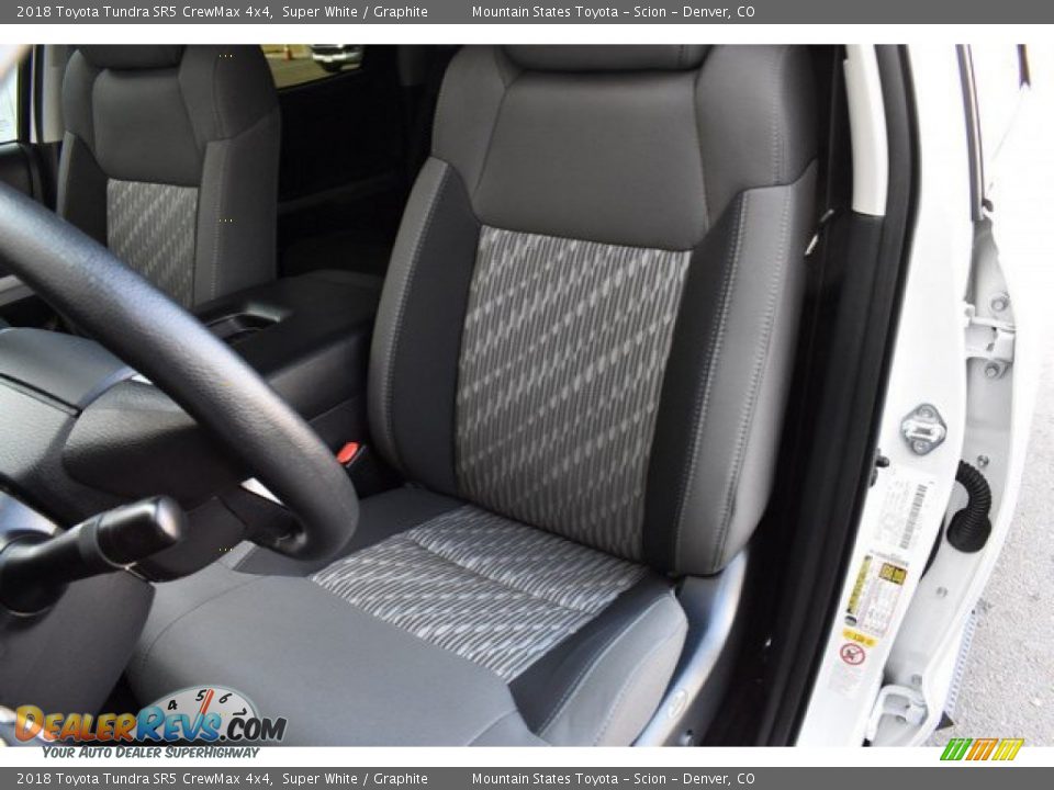 2018 Toyota Tundra SR5 CrewMax 4x4 Super White / Graphite Photo #12