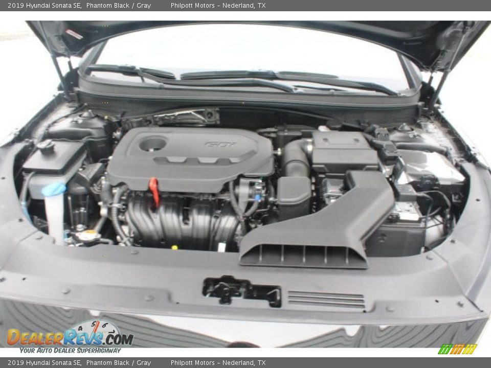 2019 Hyundai Sonata SE Phantom Black / Gray Photo #21