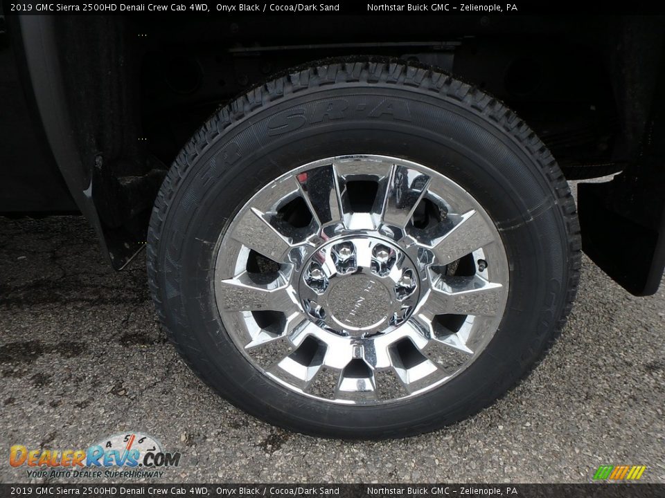 2019 GMC Sierra 2500HD Denali Crew Cab 4WD Onyx Black / Cocoa/Dark Sand Photo #9
