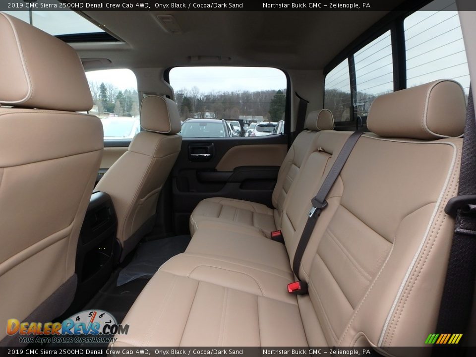2019 GMC Sierra 2500HD Denali Crew Cab 4WD Onyx Black / Cocoa/Dark Sand Photo #11