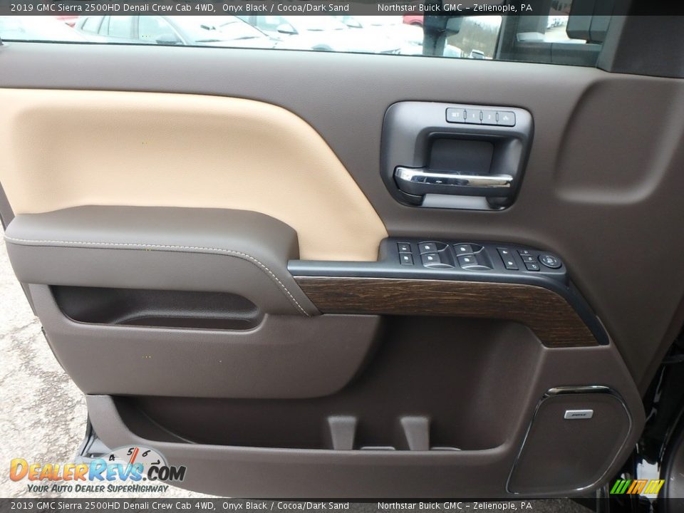 2019 GMC Sierra 2500HD Denali Crew Cab 4WD Onyx Black / Cocoa/Dark Sand Photo #13