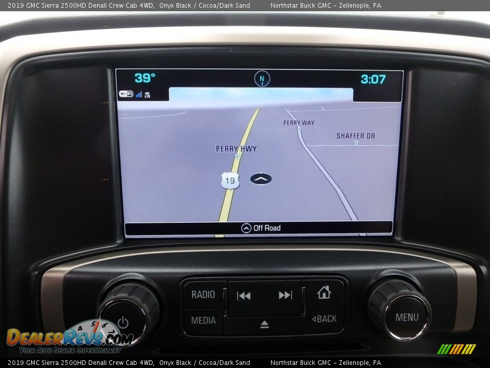 2019 GMC Sierra 2500HD Denali Crew Cab 4WD Onyx Black / Cocoa/Dark Sand Photo #20