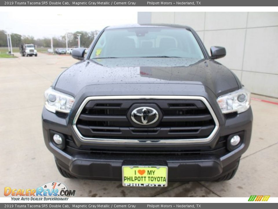 2019 Toyota Tacoma SR5 Double Cab Magnetic Gray Metallic / Cement Gray Photo #2