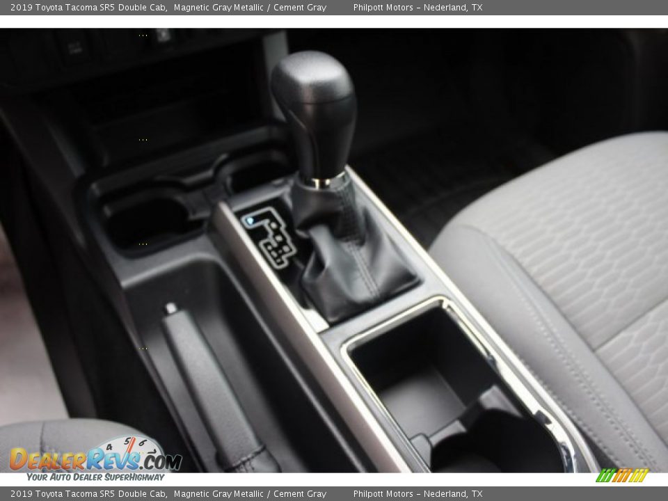 2019 Toyota Tacoma SR5 Double Cab Magnetic Gray Metallic / Cement Gray Photo #12