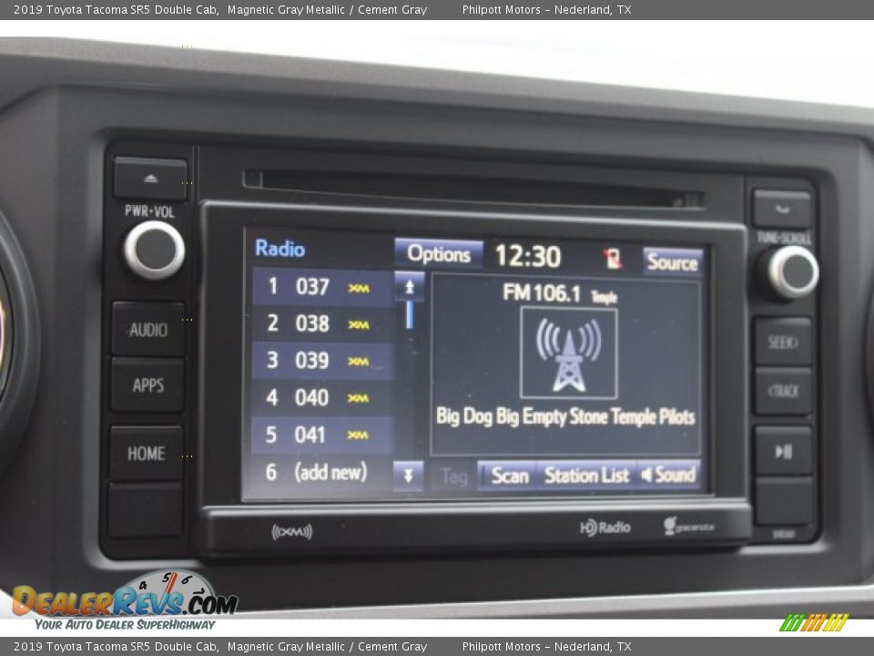 2019 Toyota Tacoma SR5 Double Cab Magnetic Gray Metallic / Cement Gray Photo #14