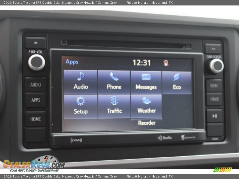 2019 Toyota Tacoma SR5 Double Cab Magnetic Gray Metallic / Cement Gray Photo #16