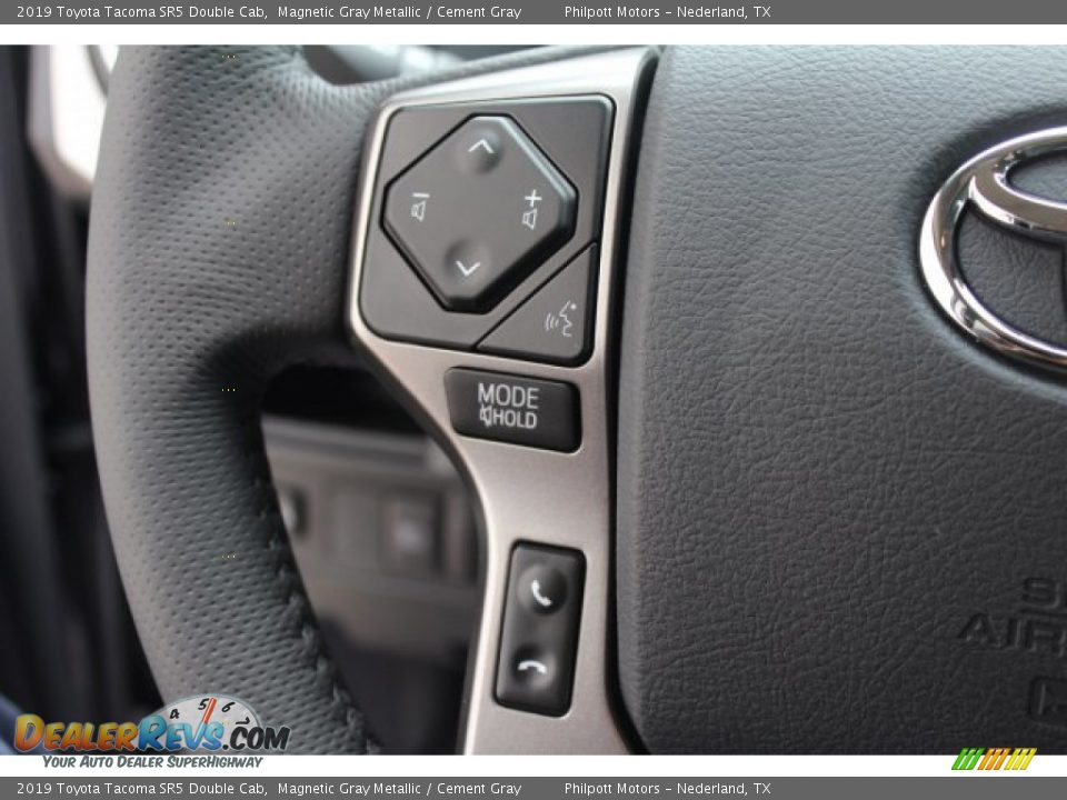 2019 Toyota Tacoma SR5 Double Cab Magnetic Gray Metallic / Cement Gray Photo #18