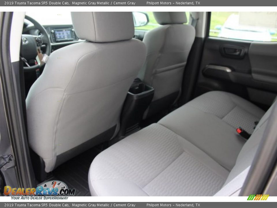 2019 Toyota Tacoma SR5 Double Cab Magnetic Gray Metallic / Cement Gray Photo #21