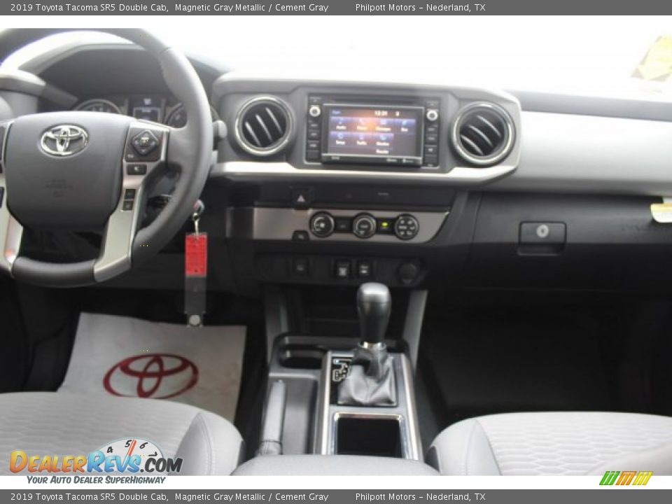 2019 Toyota Tacoma SR5 Double Cab Magnetic Gray Metallic / Cement Gray Photo #23