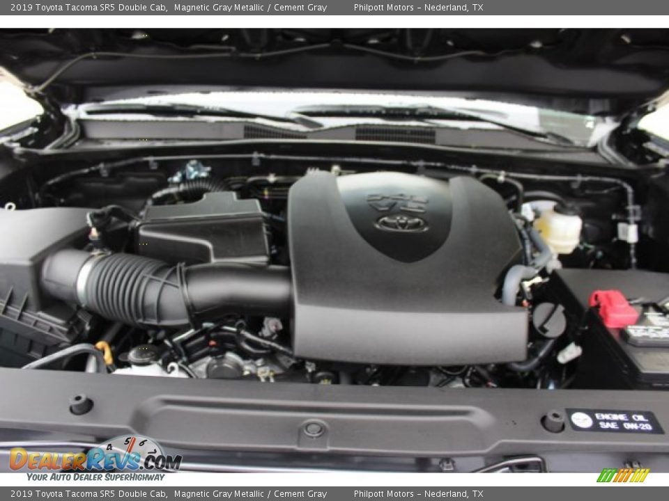 2019 Toyota Tacoma SR5 Double Cab Magnetic Gray Metallic / Cement Gray Photo #27