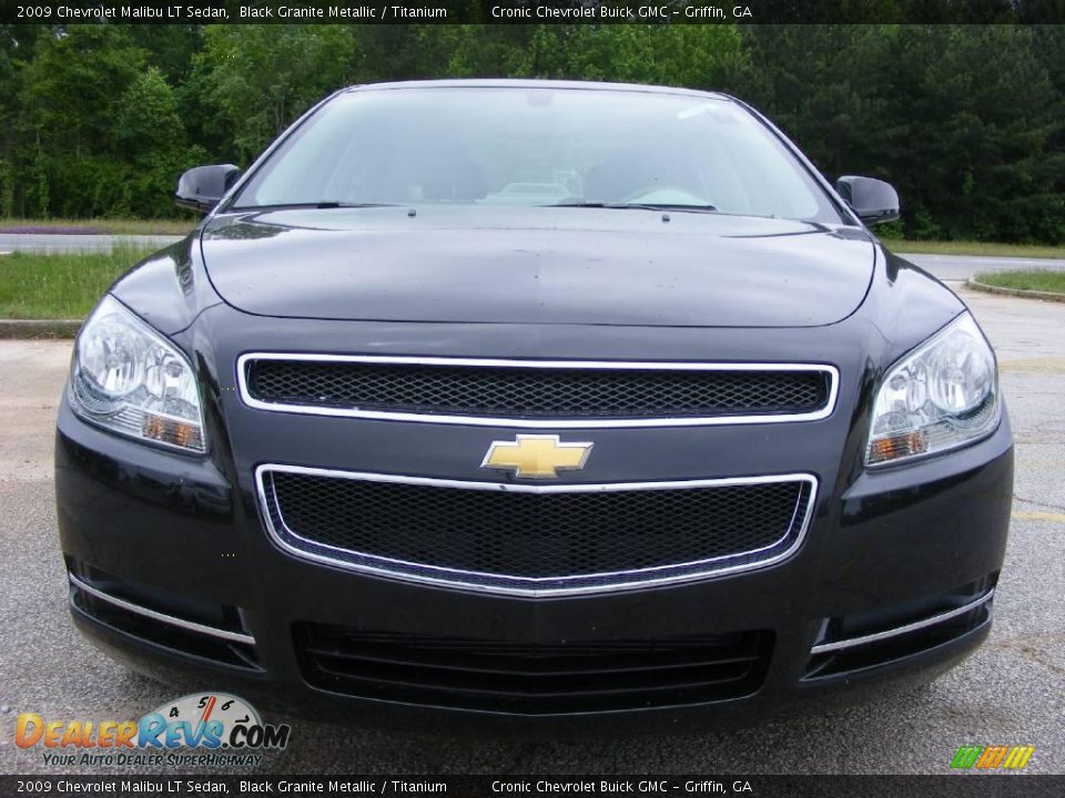 2009 Chevrolet Malibu LT Sedan Black Granite Metallic / Titanium Photo #3