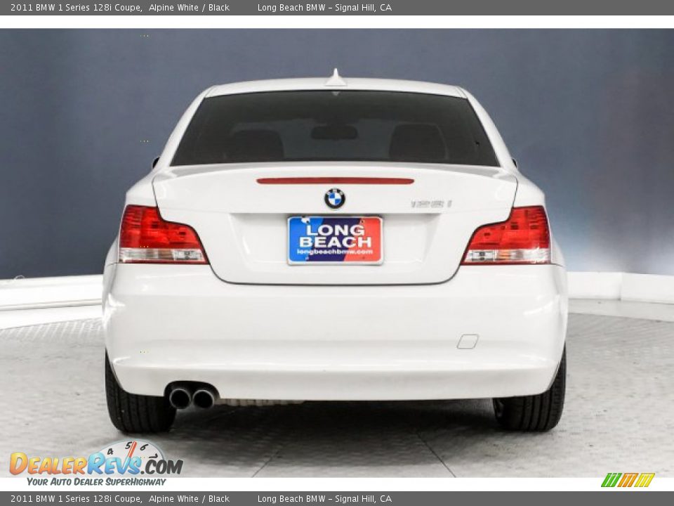 2011 BMW 1 Series 128i Coupe Alpine White / Black Photo #3