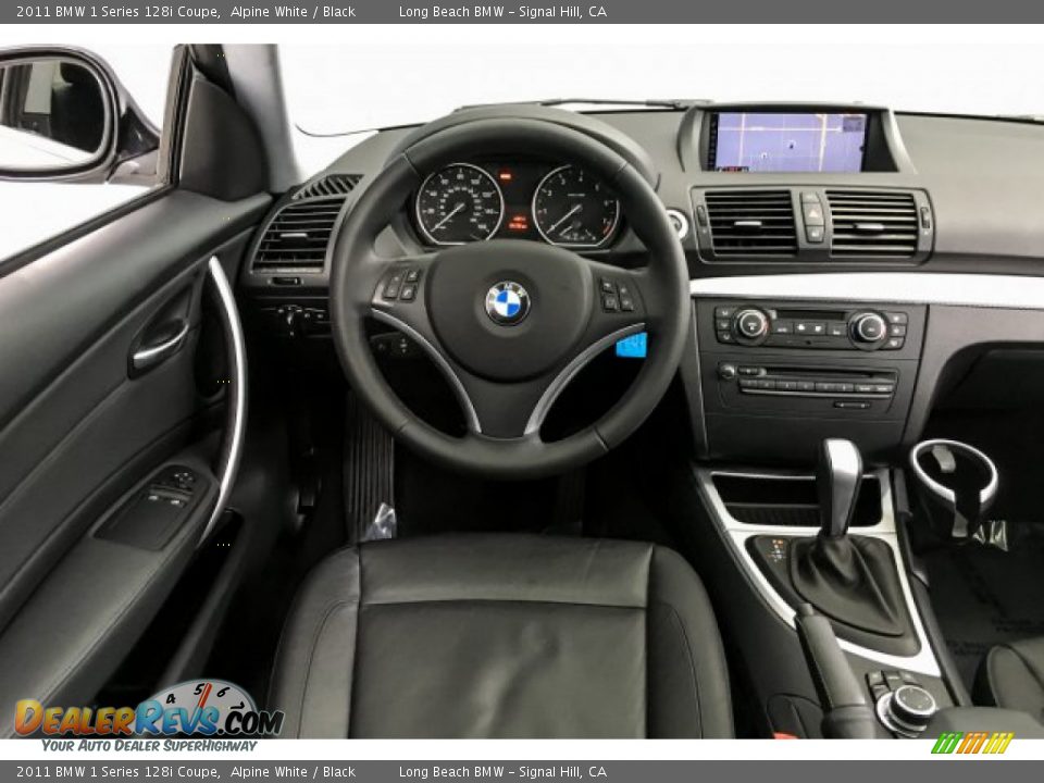 2011 BMW 1 Series 128i Coupe Alpine White / Black Photo #4