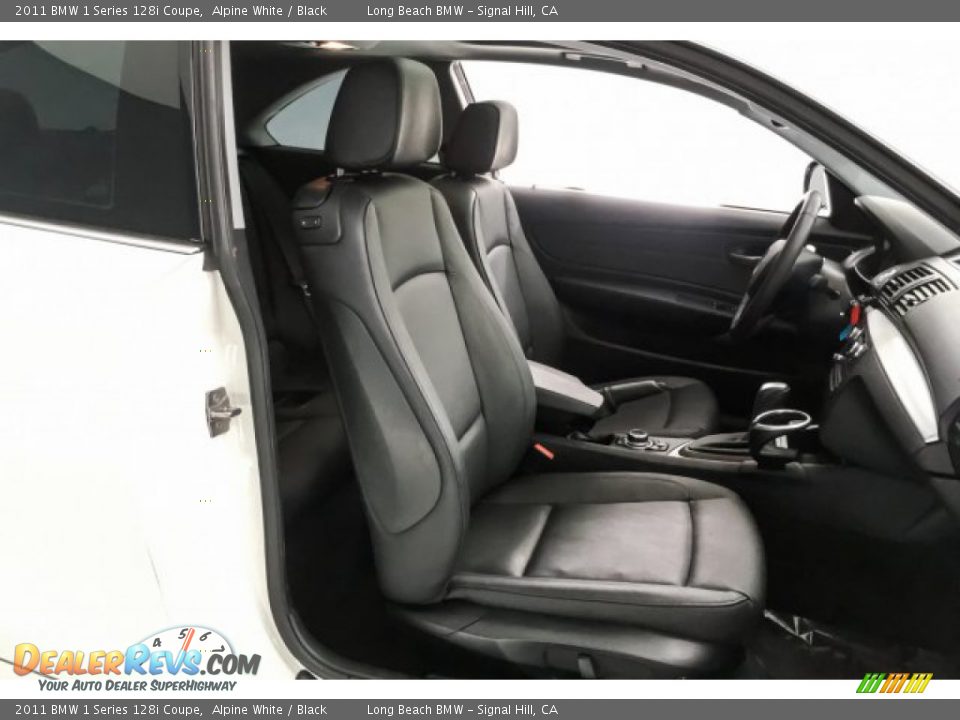 2011 BMW 1 Series 128i Coupe Alpine White / Black Photo #6