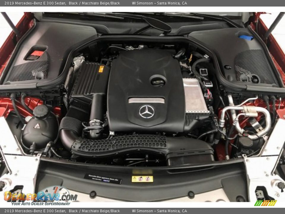 2019 Mercedes-Benz E 300 Sedan Black / Macchiato Beige/Black Photo #7