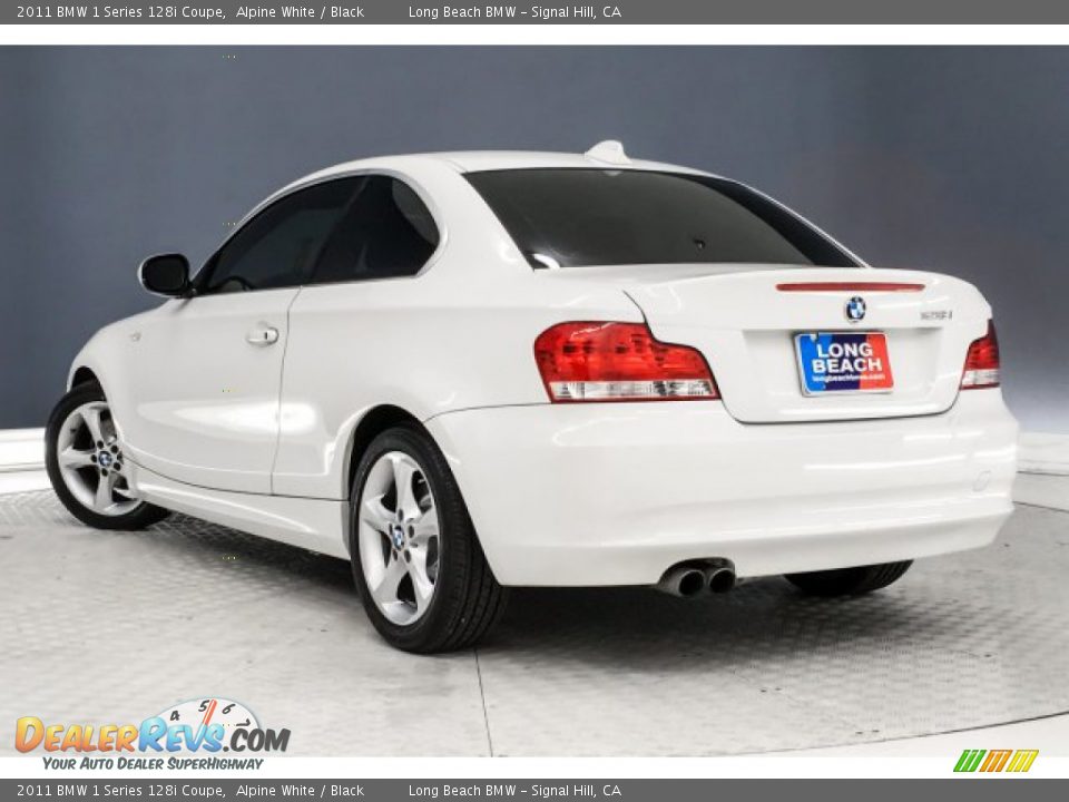 2011 BMW 1 Series 128i Coupe Alpine White / Black Photo #10