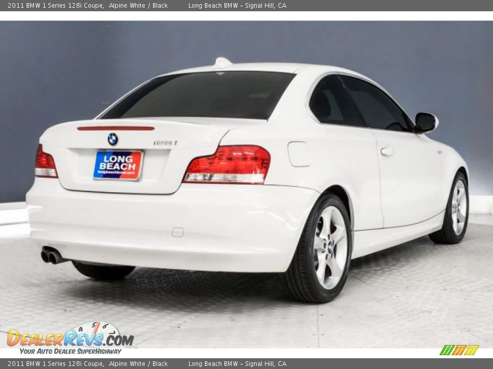 2011 BMW 1 Series 128i Coupe Alpine White / Black Photo #17