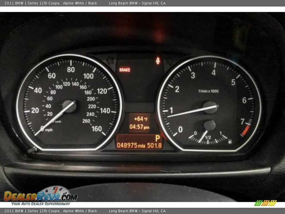 2011 BMW 1 Series 128i Coupe Alpine White / Black Photo #18