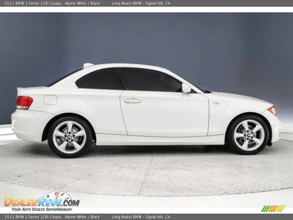 2011 BMW 1 Series 128i Coupe Alpine White / Black Photo #19