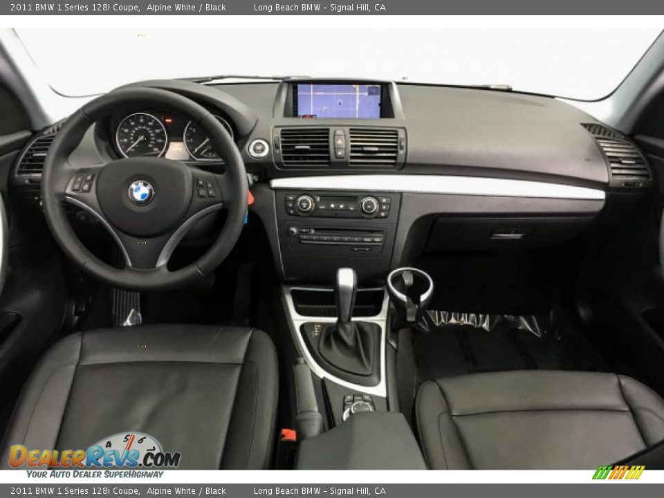 2011 BMW 1 Series 128i Coupe Alpine White / Black Photo #22