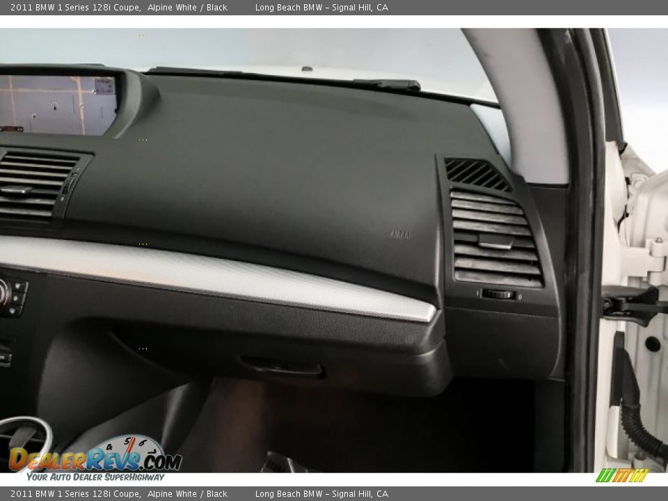 2011 BMW 1 Series 128i Coupe Alpine White / Black Photo #27