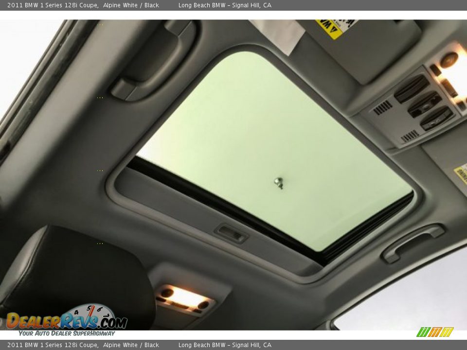 2011 BMW 1 Series 128i Coupe Alpine White / Black Photo #28