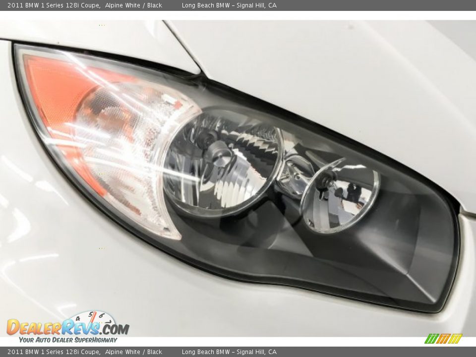 2011 BMW 1 Series 128i Coupe Alpine White / Black Photo #31