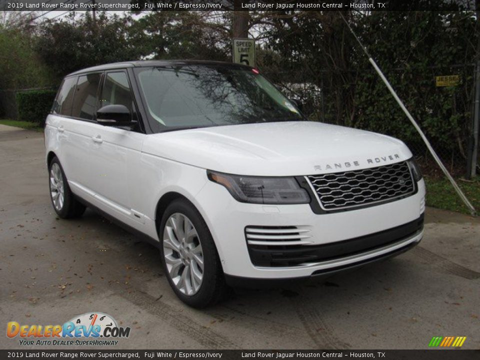 2019 Land Rover Range Rover Supercharged Fuji White / Espresso/Ivory Photo #2