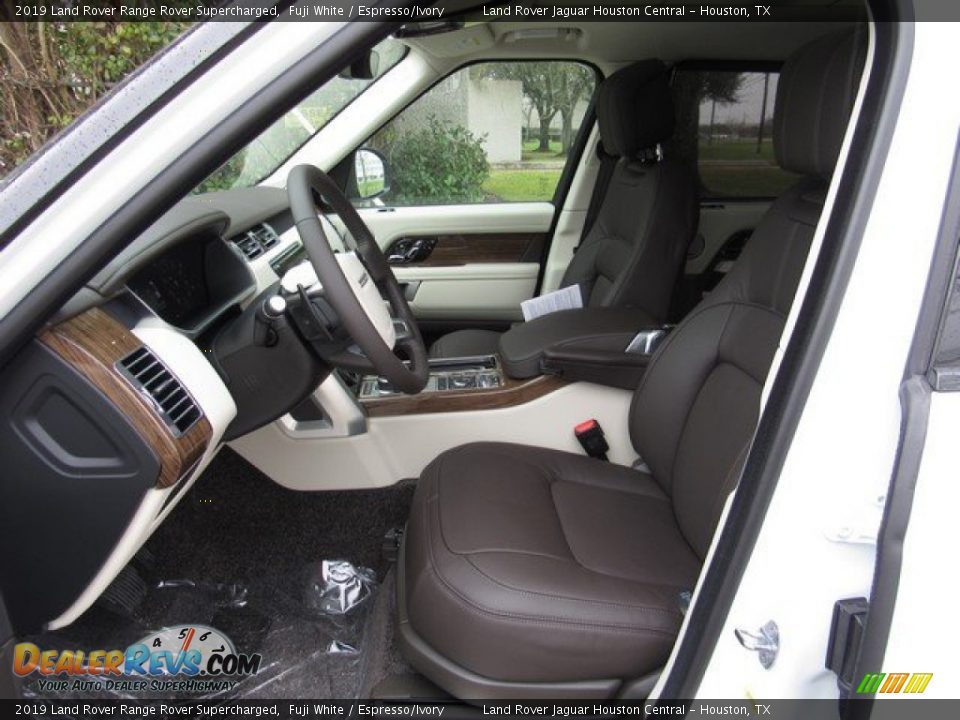 2019 Land Rover Range Rover Supercharged Fuji White / Espresso/Ivory Photo #3
