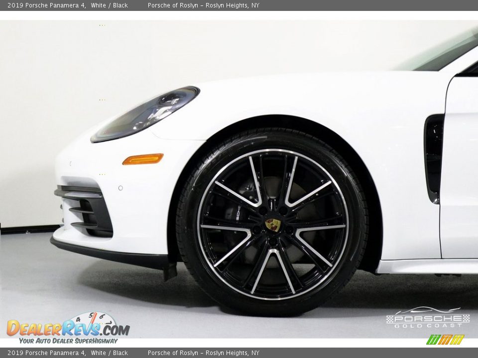 2019 Porsche Panamera 4 White / Black Photo #11
