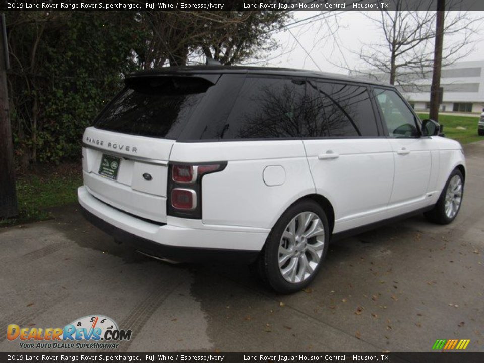 2019 Land Rover Range Rover Supercharged Fuji White / Espresso/Ivory Photo #7