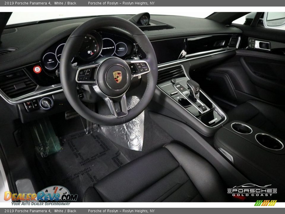 2019 Porsche Panamera 4 White / Black Photo #14