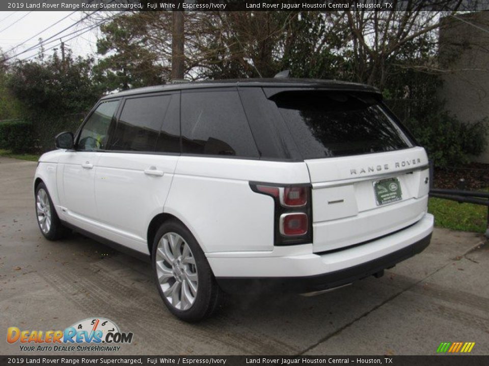 2019 Land Rover Range Rover Supercharged Fuji White / Espresso/Ivory Photo #12